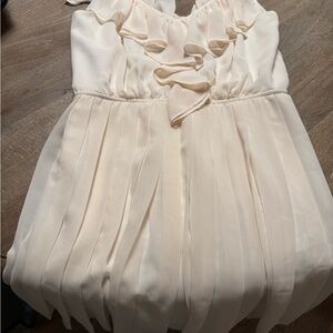 BCBGeneration Cream Mini Dress